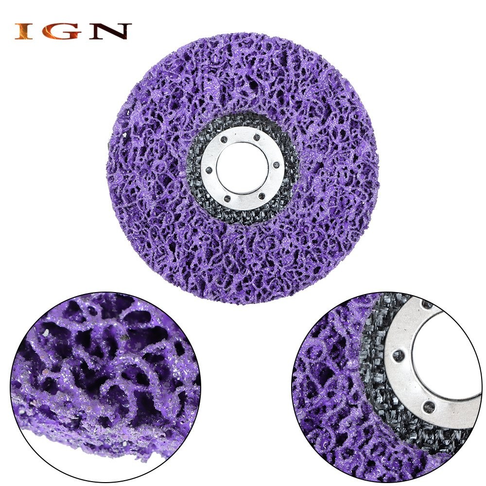 10PCS 4-1/2″x7/8″ Strip Discs Stripping Wheel For Rust Stripping Wheel Oxidation