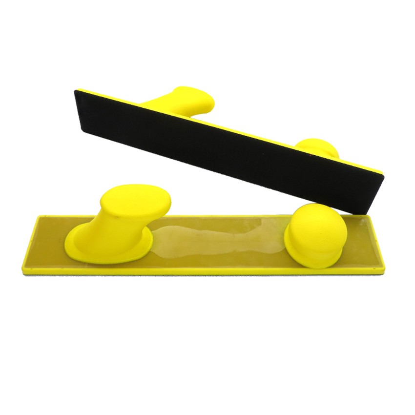 70*390MM Yellow PU Foam Self-Stick Sandpaper Manual Polishing Tray Sanders