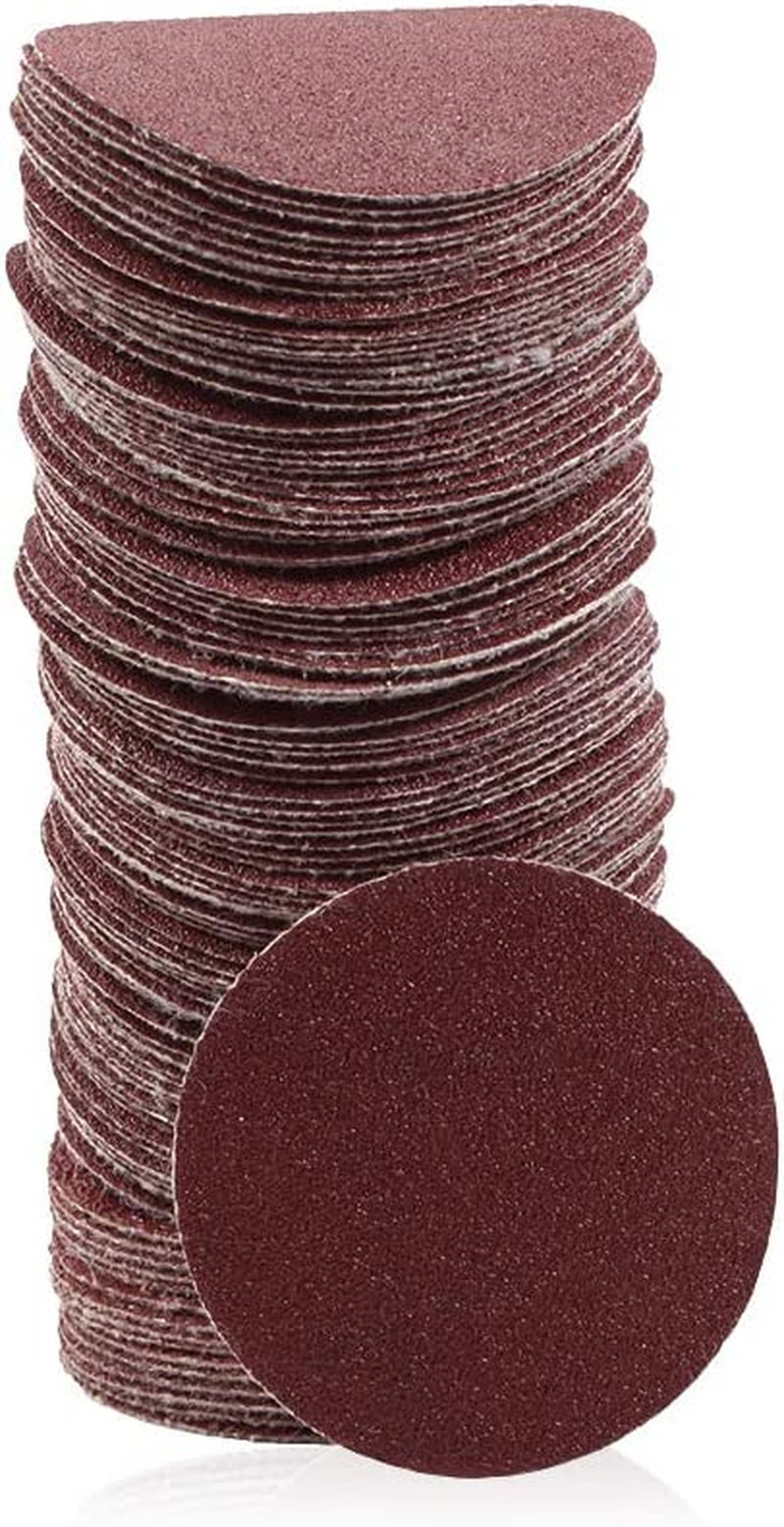 500Pcs 2in Hook And Loop 40 Grit 0 Hole Sanding Disc 50mm 0Hole Sandpaper Coarse