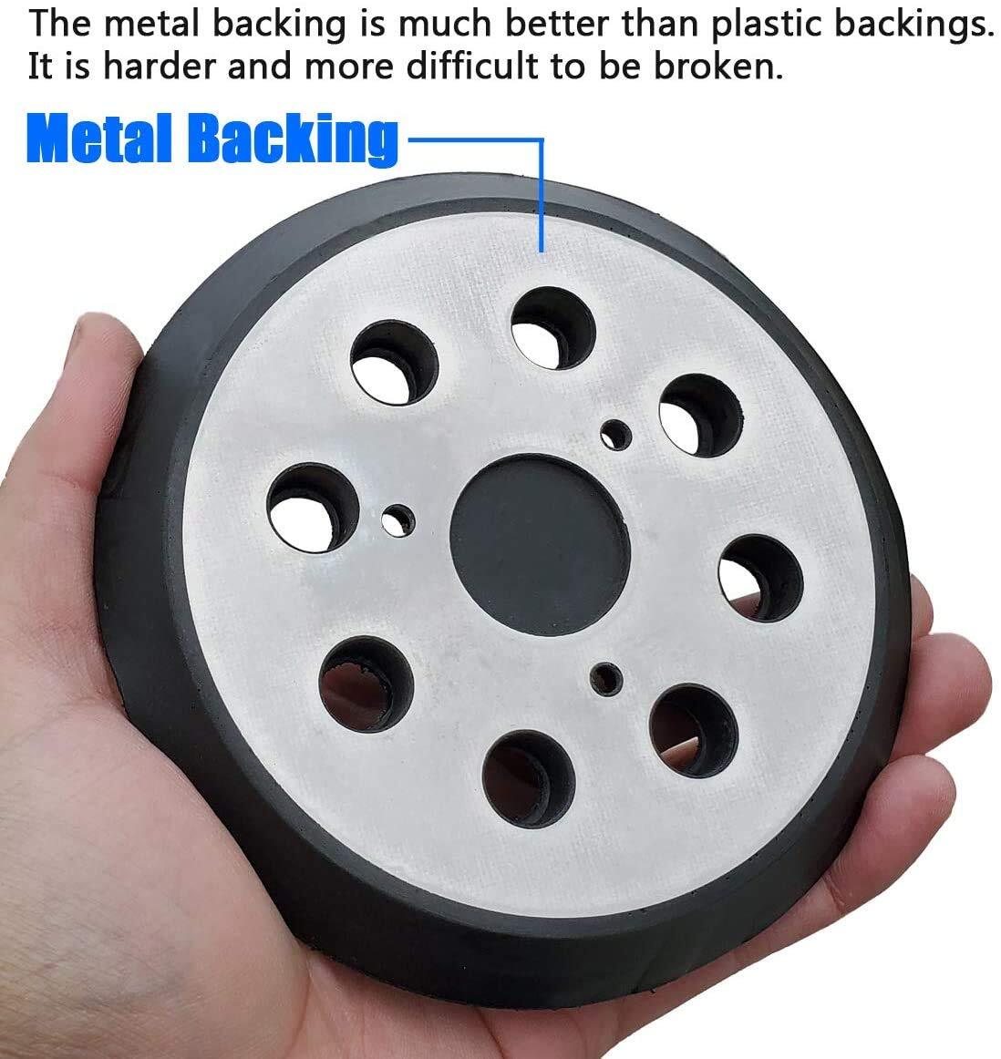 2Pack Replacement Sander Pad 5″ 8-Hole Hook Loop Orbital Sanding Replacement Pad