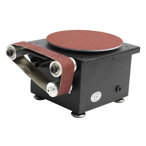Disc Mini Belt Sander Sharpener Electric Bench With 10 Belts & Sanding Papers