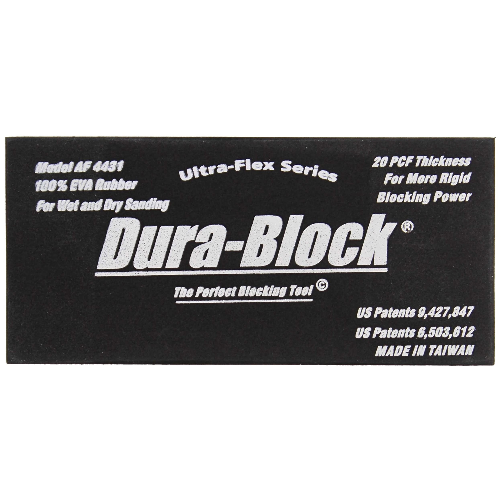 Dura-Block 5.6in Sanding Block Holder for Wet Dry Sandpaper