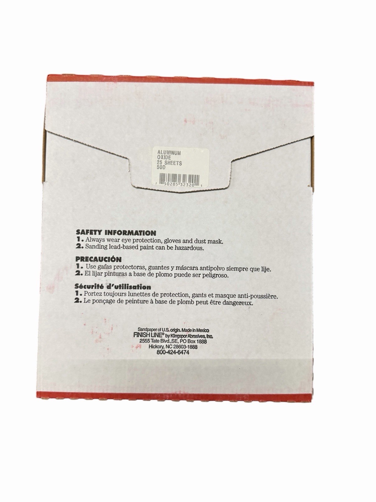 Aluminum Oxide Sanding Sheets 9×11” 50 Grit 25 Sheets Contractor Pack