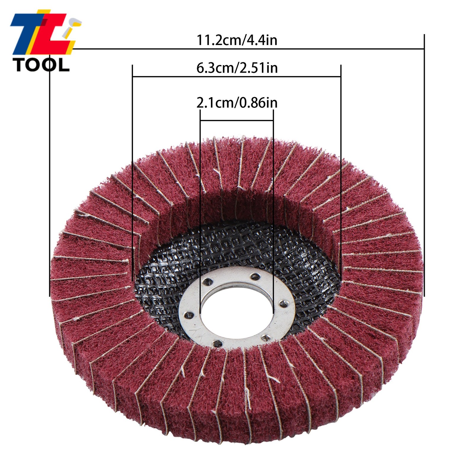 4-1/2″ x 7/8″ 120 & 240 Grit Scour Flap Discs for Angle Grinder Pack of 10