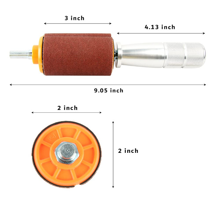 Tambor de lijado manual O’SKOOL para taladradoras y taladros eléctricos