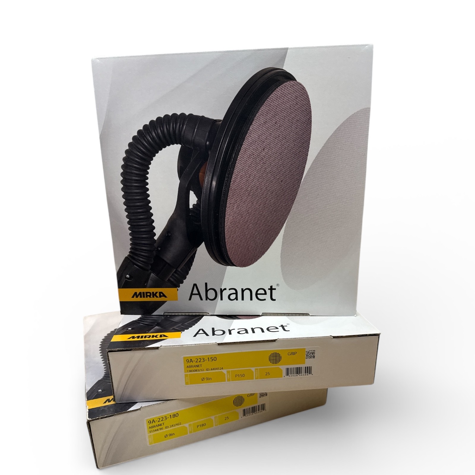 Mirka 9 inch Abranet sanding disc. (25 discs) Free Shipping!