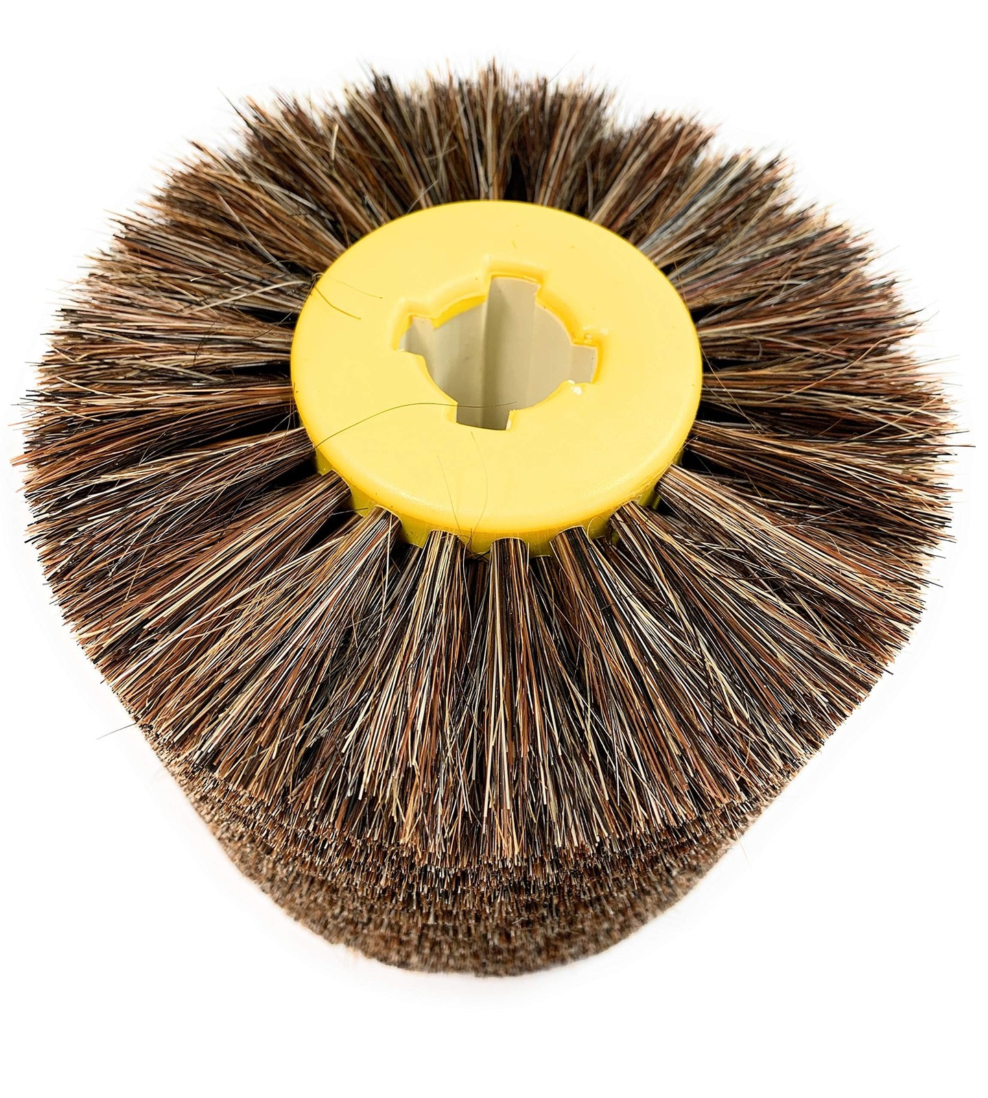 SIGNI Premium Horsehair Polishing Wheel Brush for Wood Furniture -Wire Drawin…