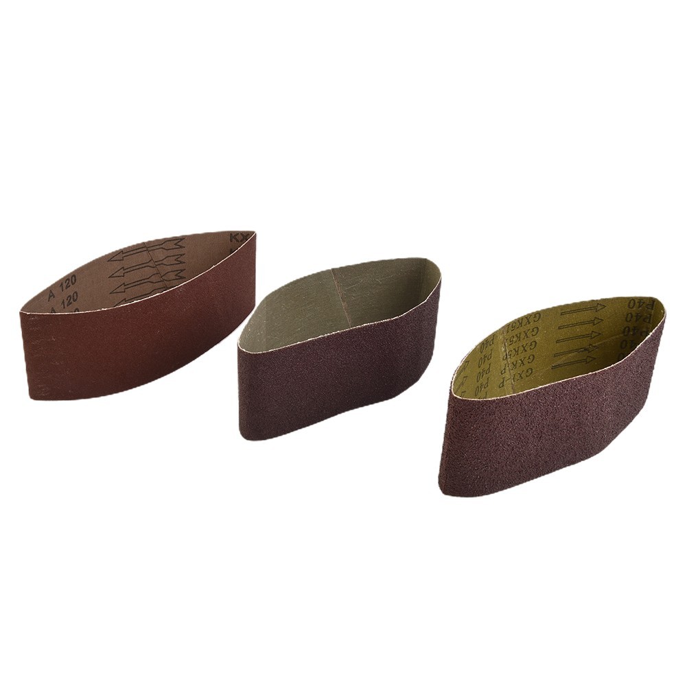 3 Pcs 76*533mm 3*21 Inch Alumina Sand Abrasive Belt 40/80/120 Grit Grinding New