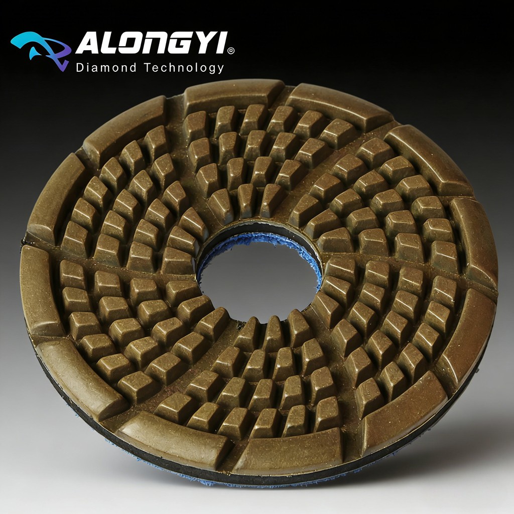 3″ 7PCS Diamond PolishingPad Kit Professional Concrete Floor SandingDisc Wet Use