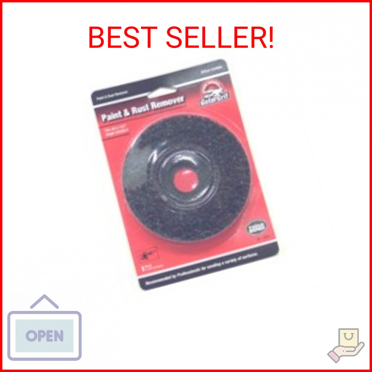 Ali Industries Gator 9483GA Paint & Rust Strip Kit, Silicon Carbide, 60-Grit, 4.