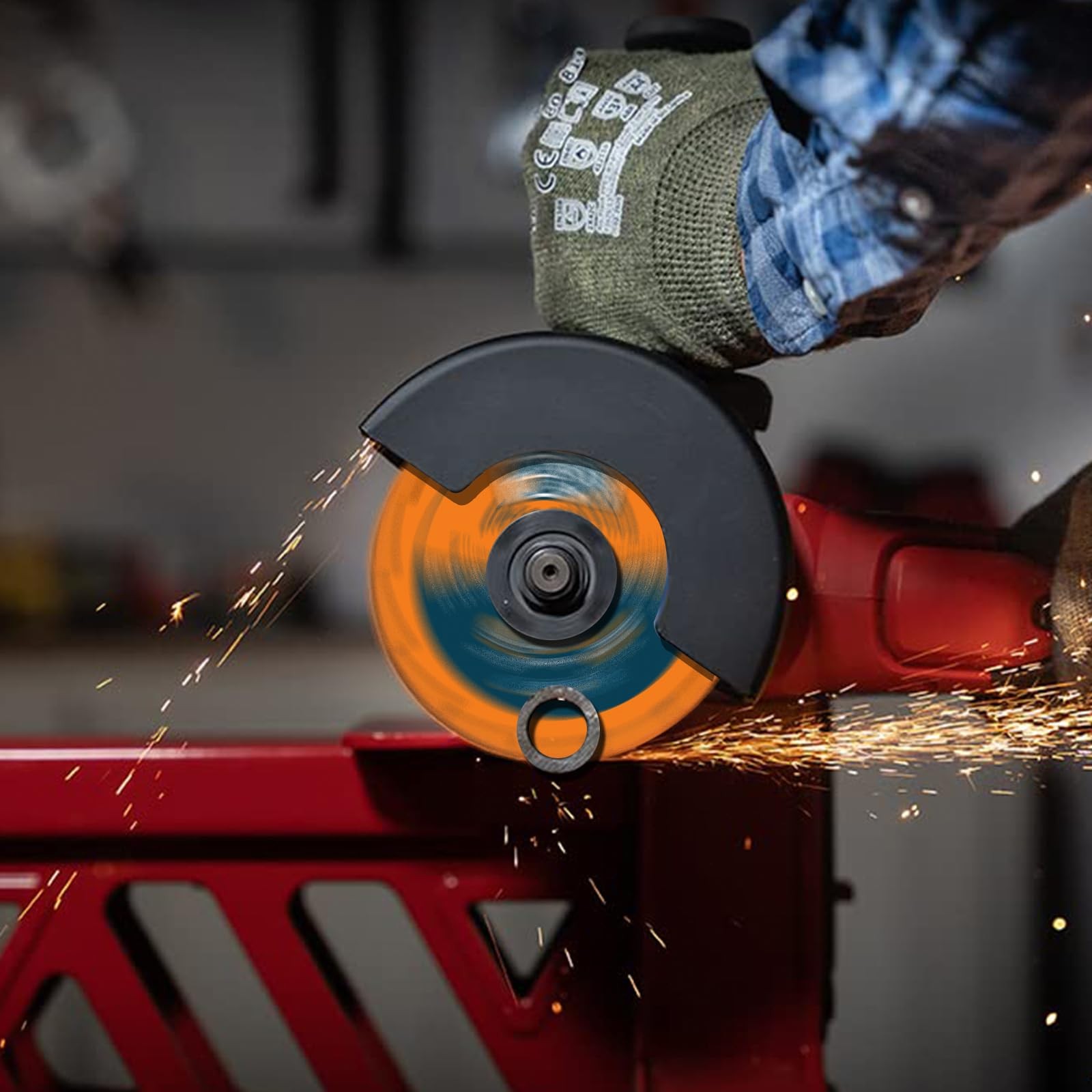 MASTER DEPOT 4 1/2“ Cut Off Wheels, Diamond Cutting Wheel for 5/8“ Orange