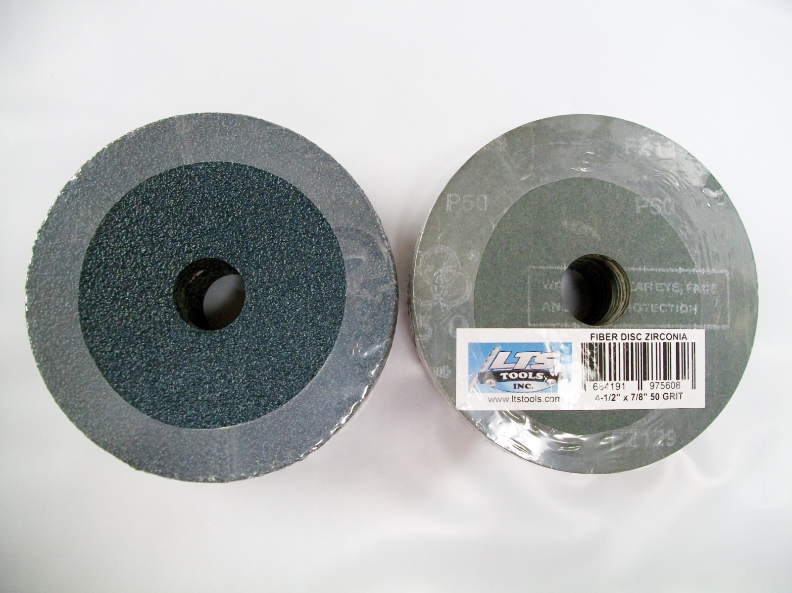 4-1/2″ Fiber Resin Sanding Disc 50 Grit, ZIR, Professional Grade, 25pk, Bulk