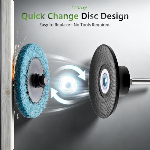 64PCS Sanding Discs Roll Lock Quick Change Discs, Drill & Die 2 Inch & 3 Inch