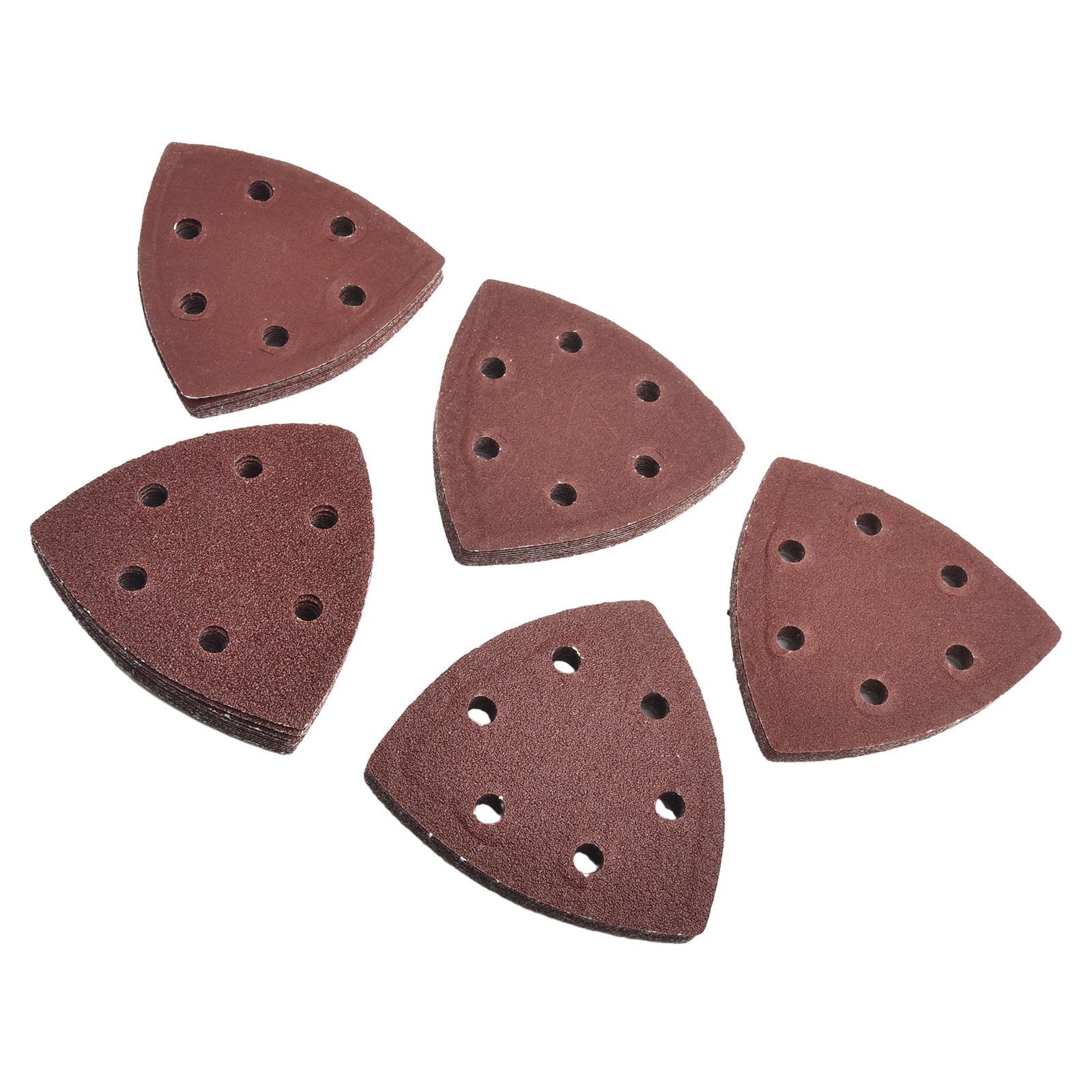 50x 90cm Sanding Sheets Paper Pads Set Triangle Sandpaper Aluminum Oxide 60-240#