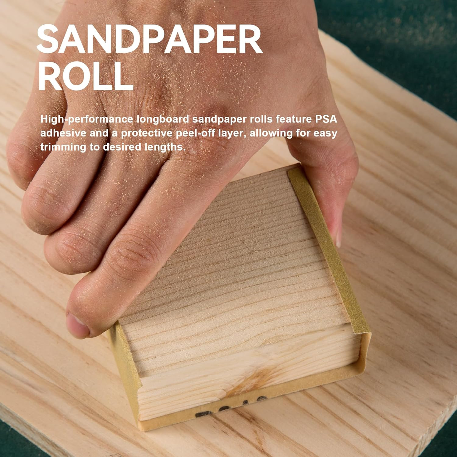 Self Adhesive Sandpaper, Longboard 20 Yards, Longboard Sandpaper, 2-3/4, wide