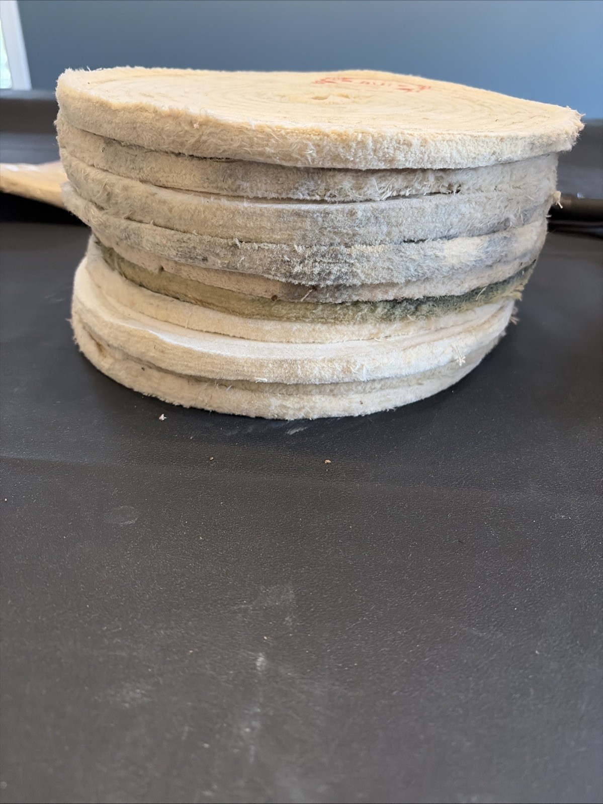 Vintage Buffing Wheel Lot ARCO A1 Williamsville DICO 10” 6” + Arbor