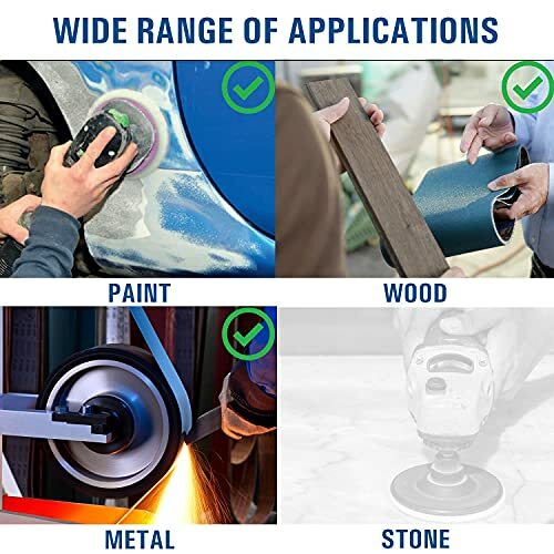 Starcke Premium 5 Inch 8 Hole Film Hook and Loop Grip Sanding Discs