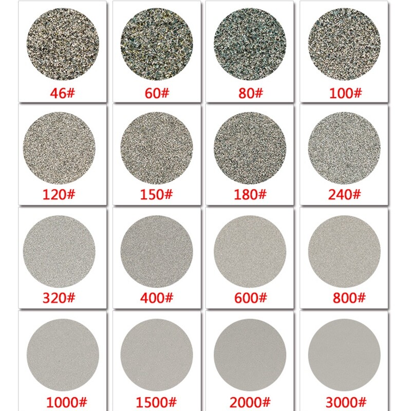 4″ in Diamond Grinding Discs Grit 80-3000 Flat Lap Disks Tools for Angle Grinder