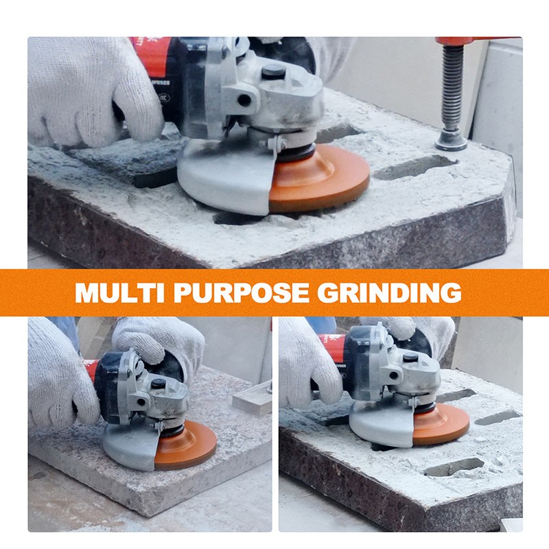 Diamond Grinding Cup Wheel Turbo Row Polishing Disc for Concrete Masonry 4-7inch