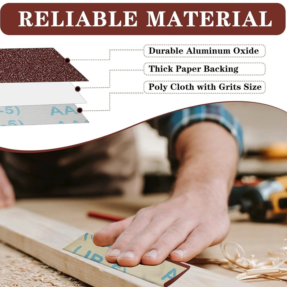 1pc 5M Emery Cloth Sandpaper Roll 1Inch Wood Metal Polishing Tape – NEW