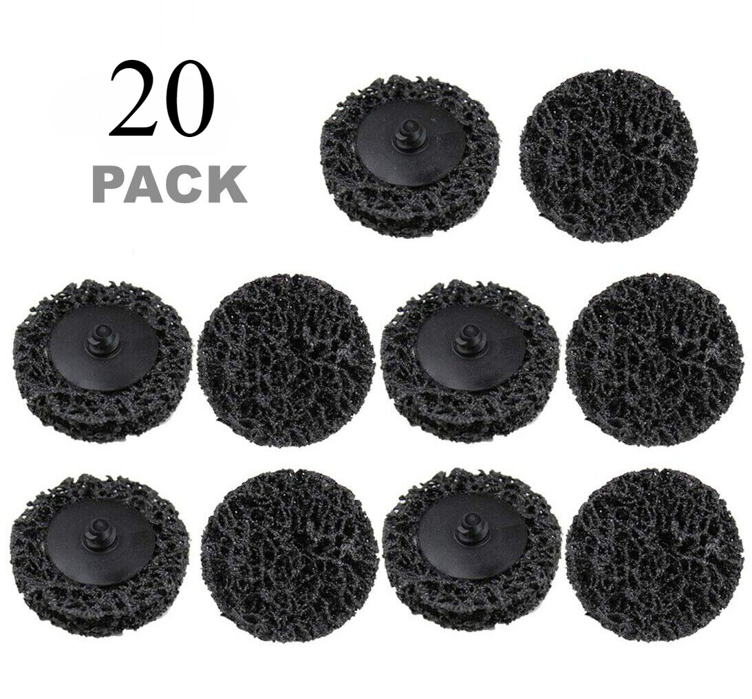 20PCS 2″ Roll Lock Die Grinder Stripping Sanding Discs Paint Rust Removal Wheels