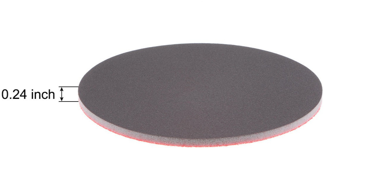 20 Pack 6 Inch Hook and Loop Sponge Sanding Disc 150 Grit Wet And Dry
