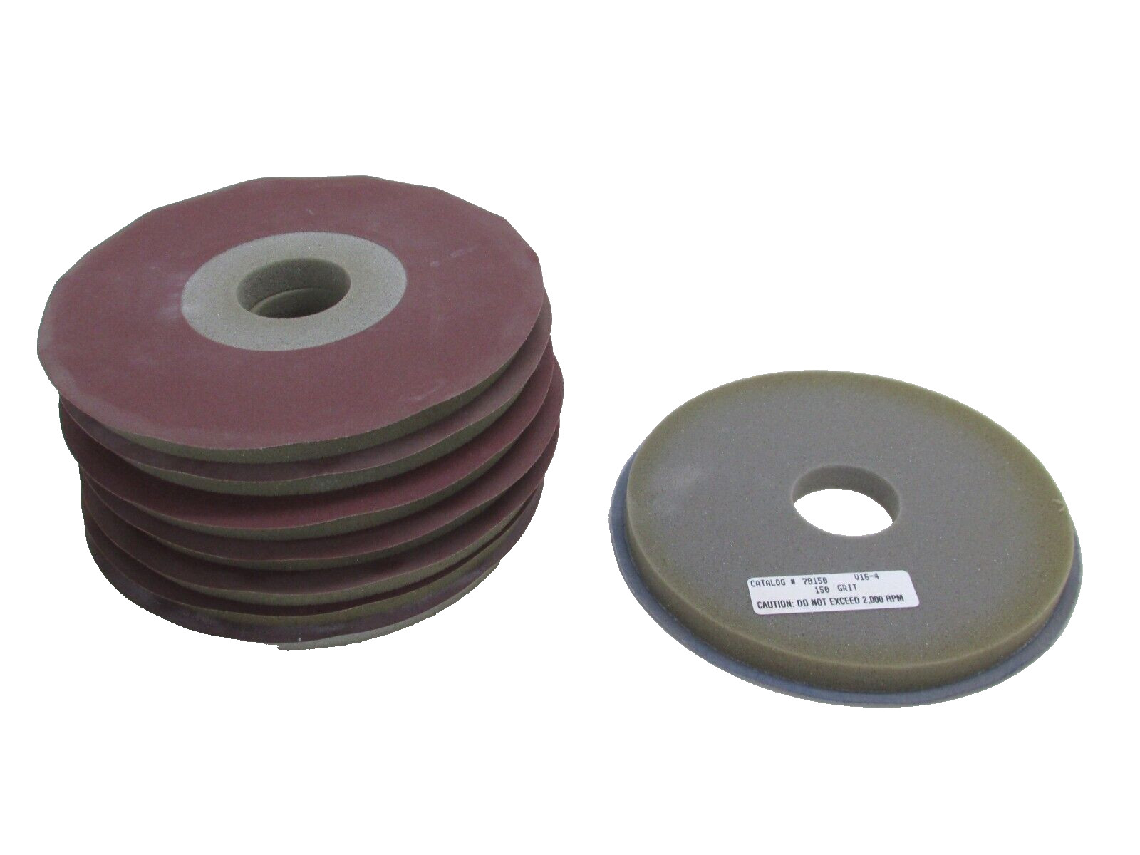 LOT of (8) PORTER CABLE 9″ DRYWALL SANDING PADS, 150 GRIT, #78150