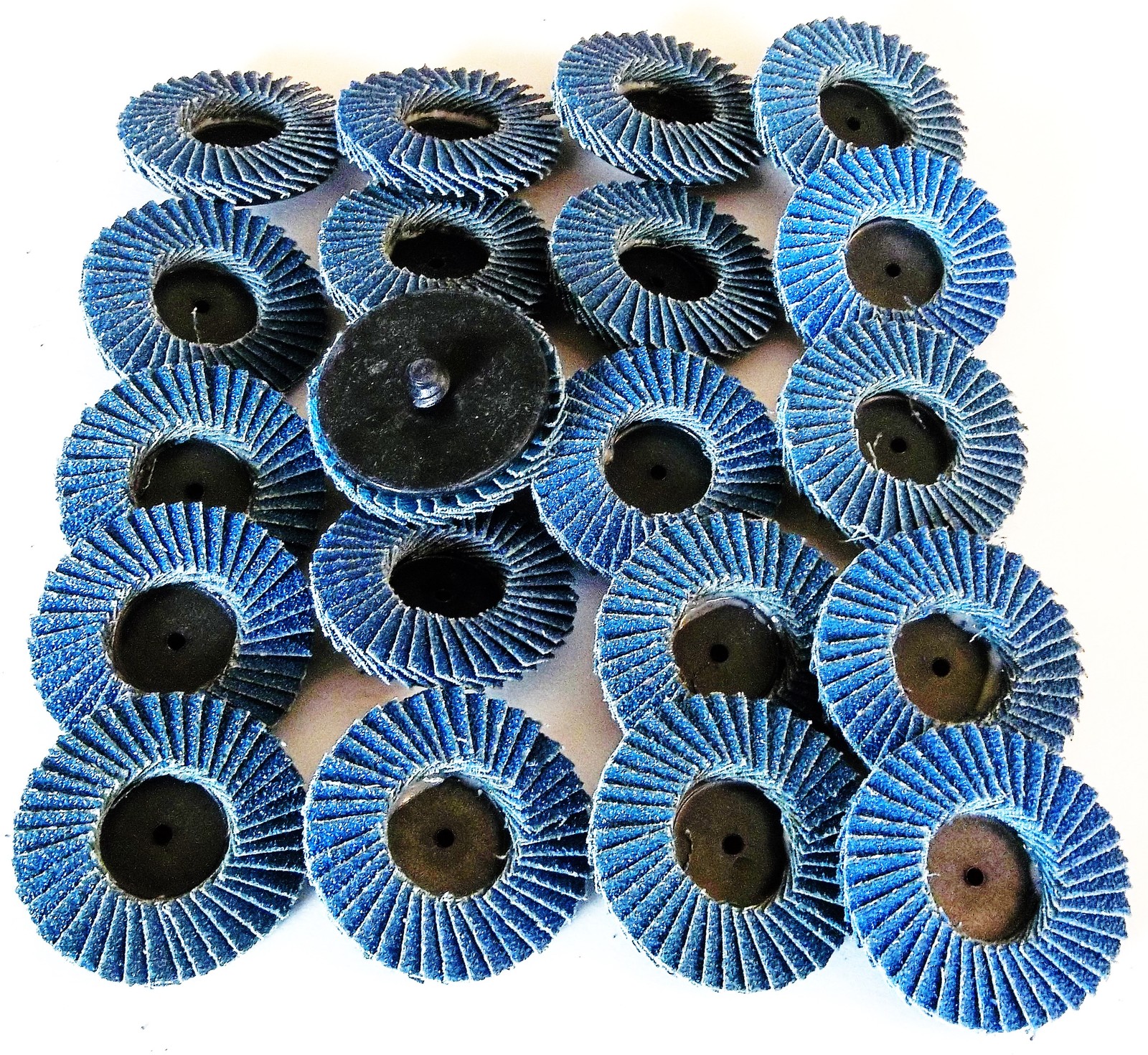20 ILLINOIS INDUSTRIAL 2″ ROLL LOCK SANDING FLAP DISCS ZIRCONIA 60 GRIT 81025