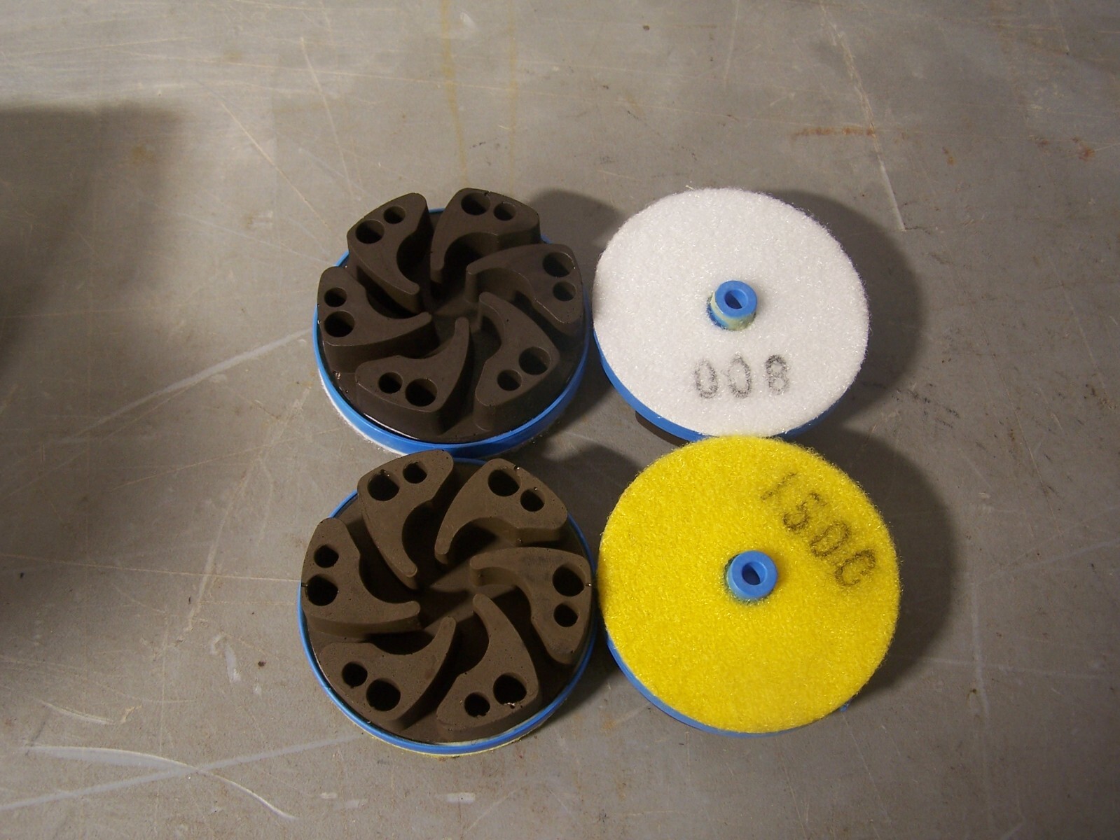 (36 total) 3″ norton floor polishing tool discs resin bonded 1500 800 grit