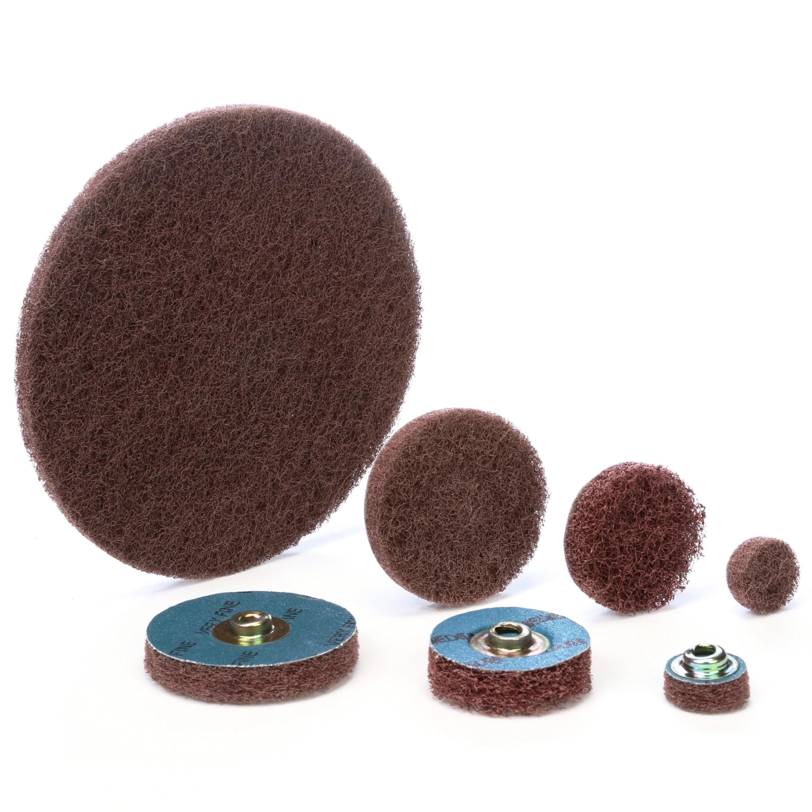 Standard Abrasives Buff and Blend HS Disc, 860608, 5 in x 1/2 in A VFN,10/Pac