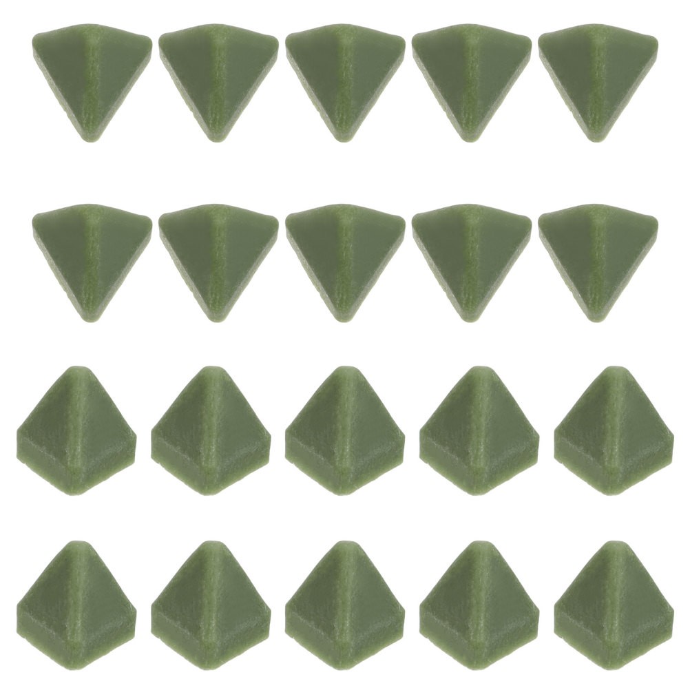 1 Pack Ceramic Tumbling and Vibratory Media – Small Polyhedron Triangles 0.6″