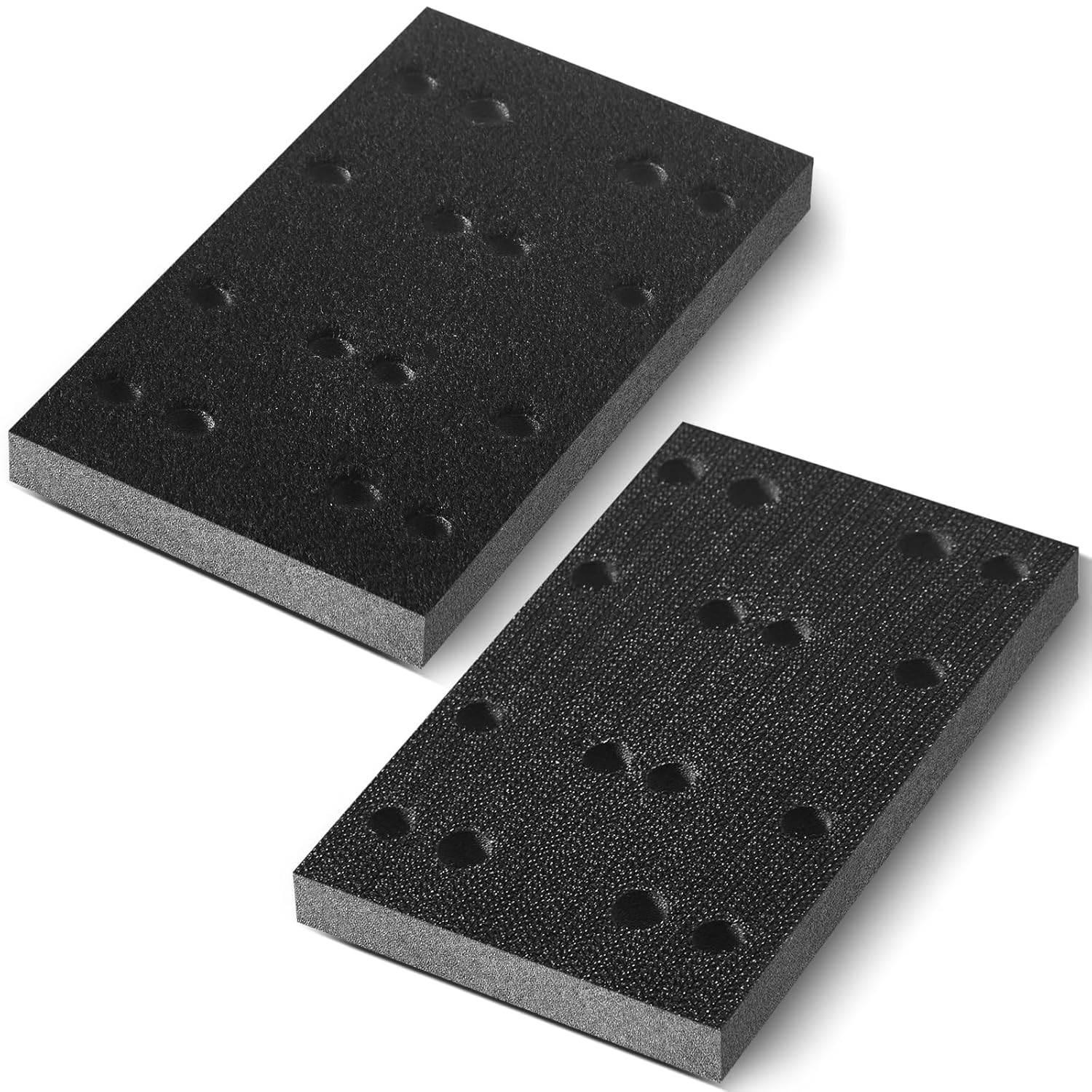2 Pcs Soft Black Foam Sanding Pads Interface Sander Backing Pad Compatible with
