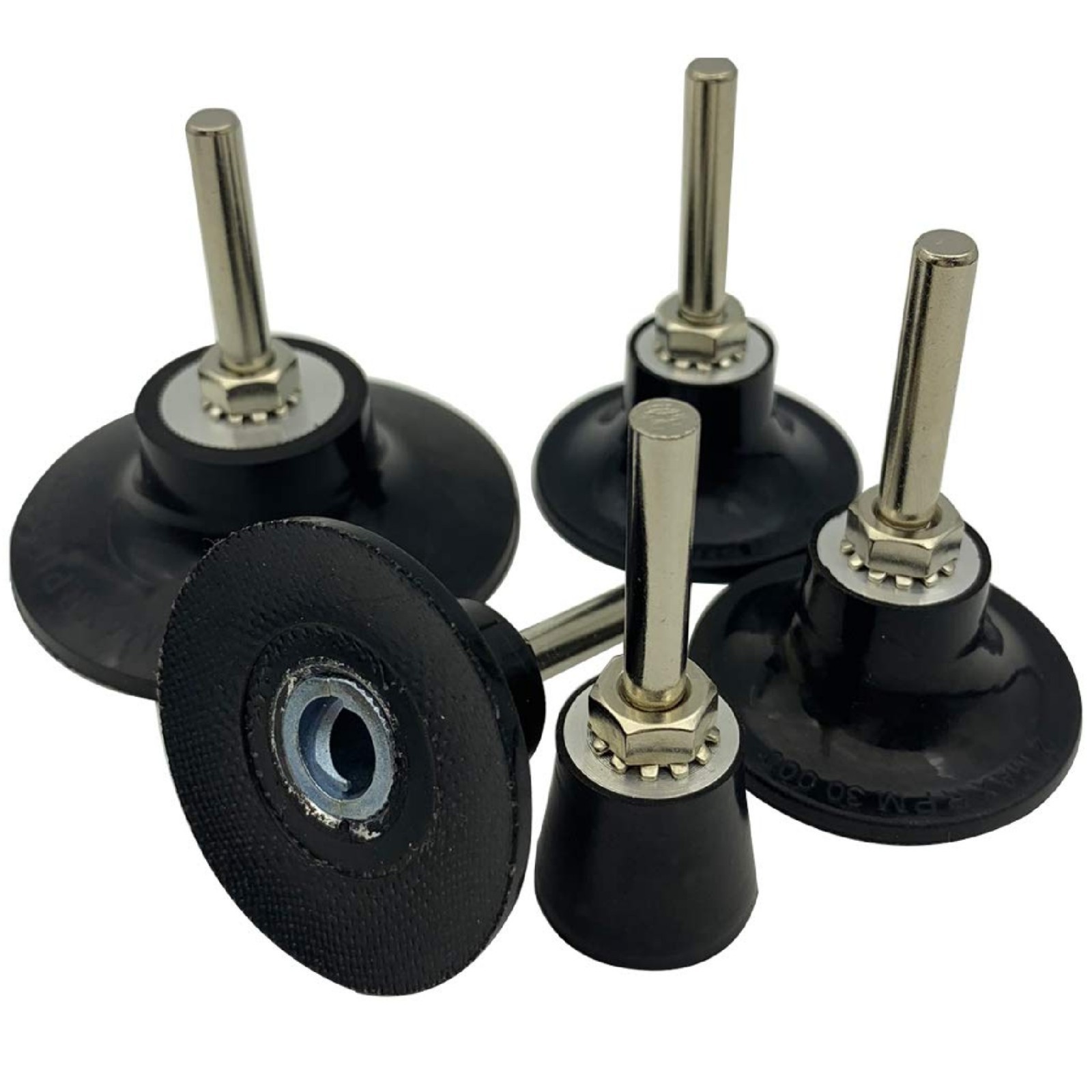 5 PACK Mixed PackDisc Pad Holder with 1/4″ Shank, Die Grinder Sanding Polishing