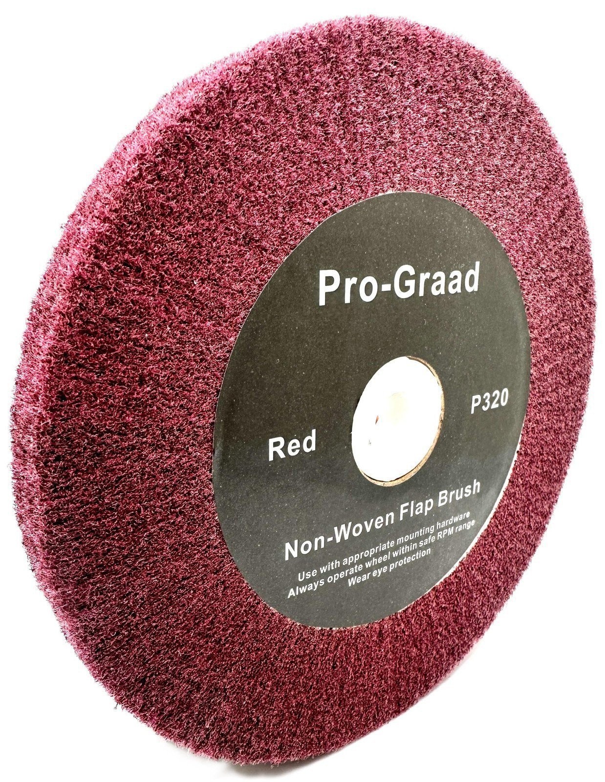 Pro-Graad Non-Woven Bench Grinder Polishing Burnishing Finishing Flap Brush Whe