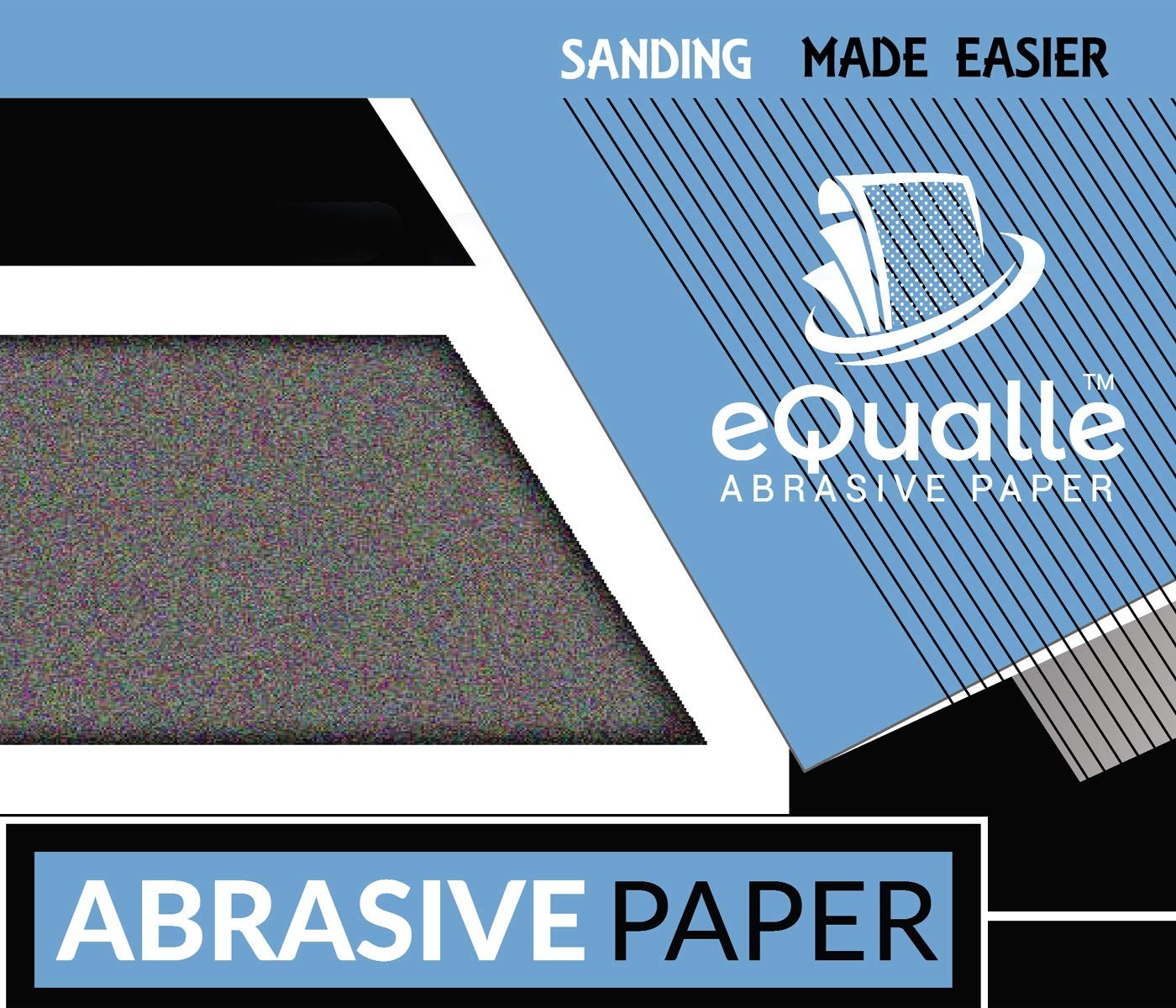 Abrasive Sheets 400 Grit 9×11 Fine Silicon Carbide Auto Paint Wood Prep 10-Pack