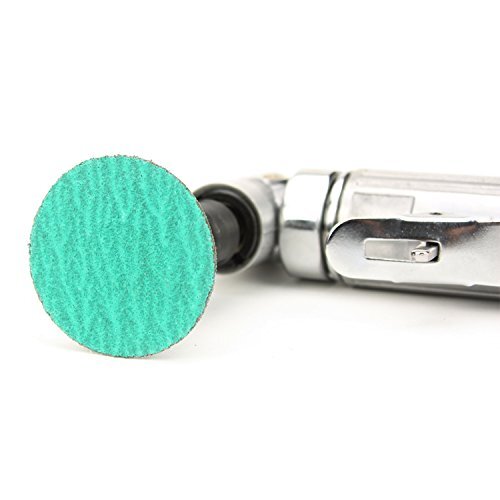25 PCS 2″/50MM 80Grit Green Zirconia+Grind Aid Quick Change Sanding Discs Type R