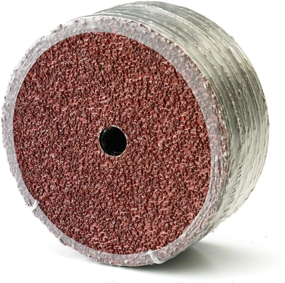 25 PACK 7 Inch Sanding Discs AO 60 Grit Resin Fiber Grinding Disc for Grinding