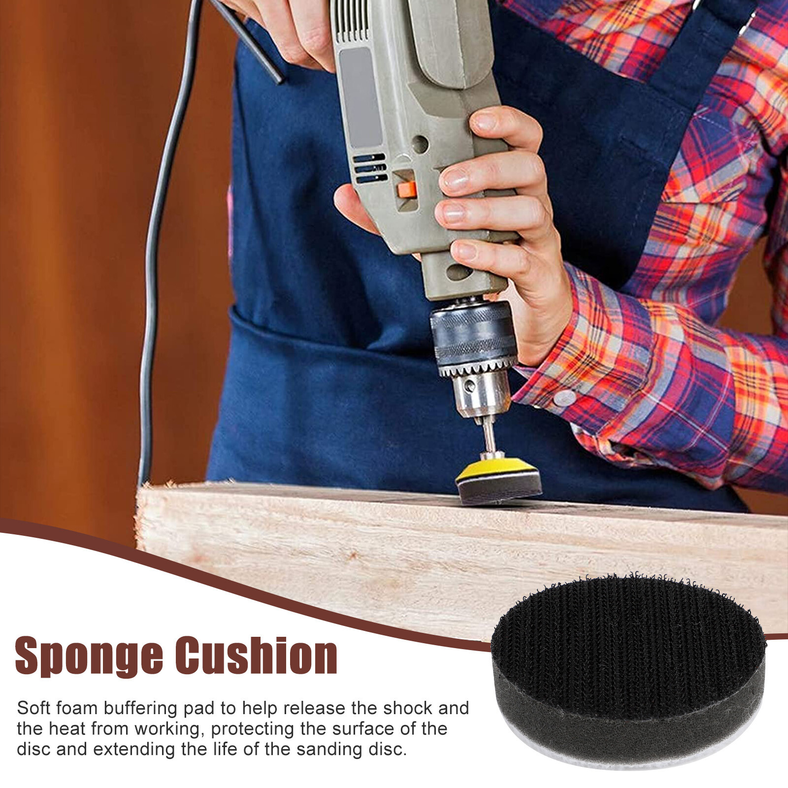303pcs 2 Inch Sanding Disc Kit, 80-3000 Grit Wet Dry Hook & Loop Sandpaper Pads