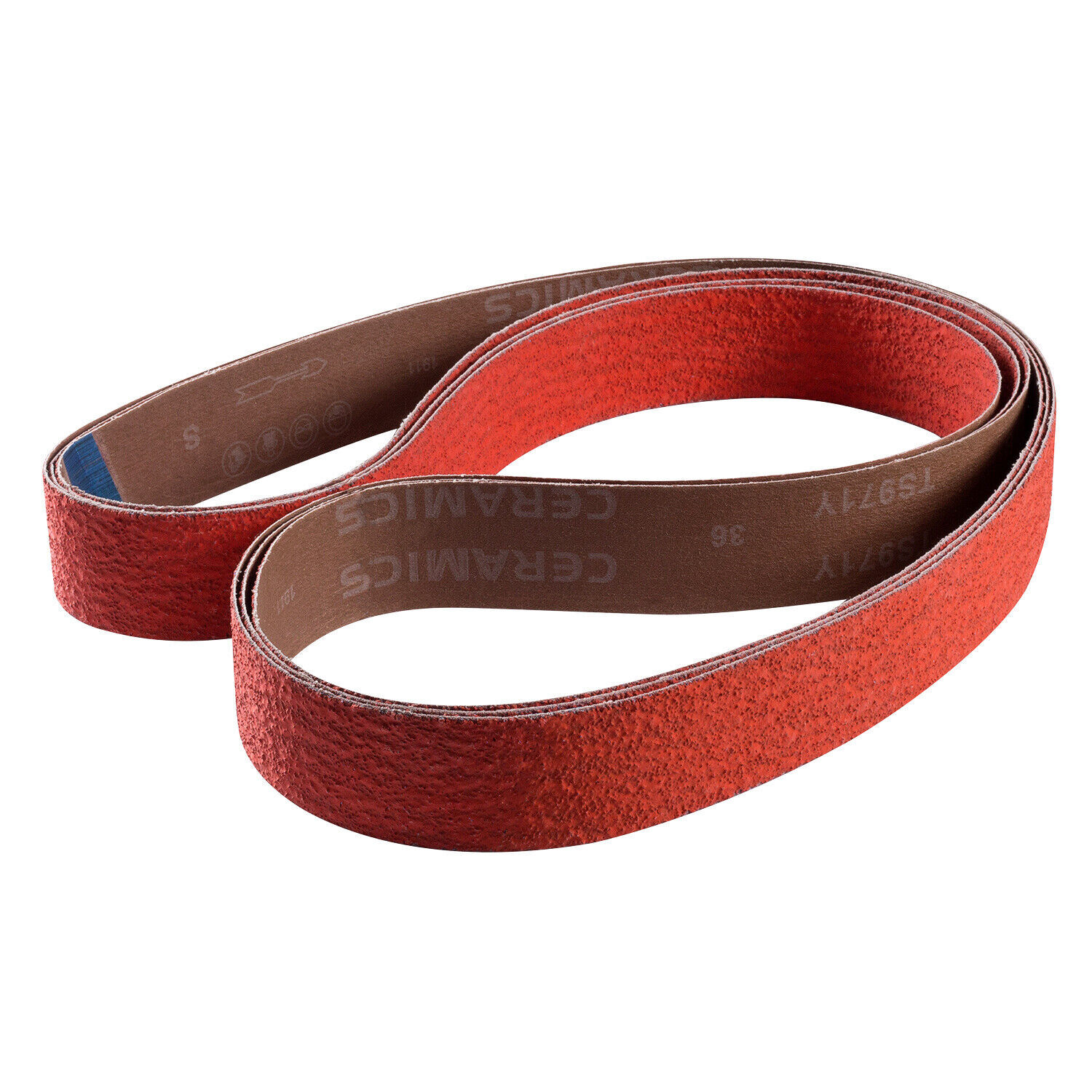 2×42 2×72 Ceramic Grinder Sanding Grinding Belts 36-120 Grit for MetalSteel 6PCS