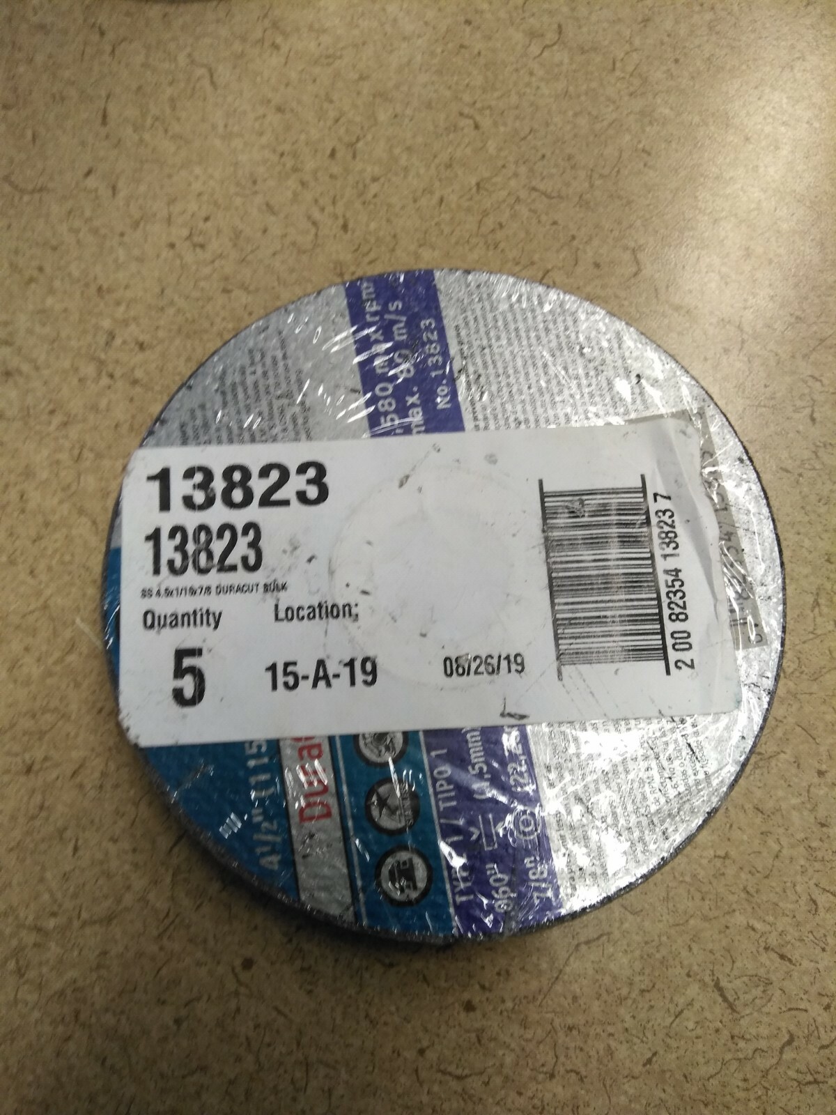 Free-Cut Cut-Off Wheel,No 13823, Ali Industries Pack of 5