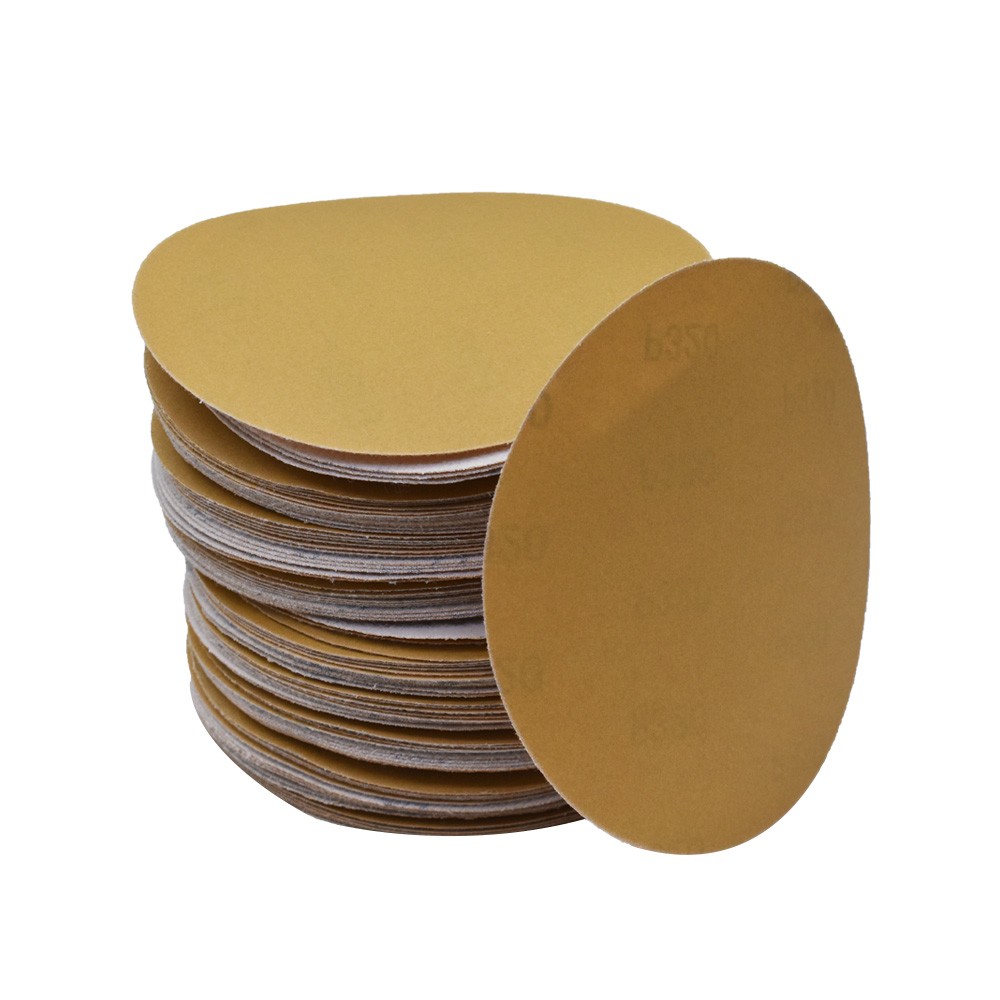 100 Pack 5 Inch 60 – 320 Grit Hook Loop Pads Sanding Discs NO-Hole Sand Paper