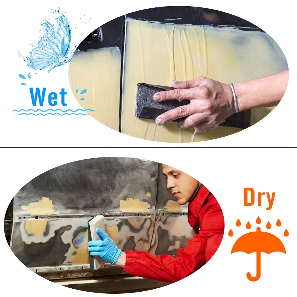 45Pc Wet Dry Sandpaper Assorted Grit 120-5000 Automotive Wood Metal Sheets