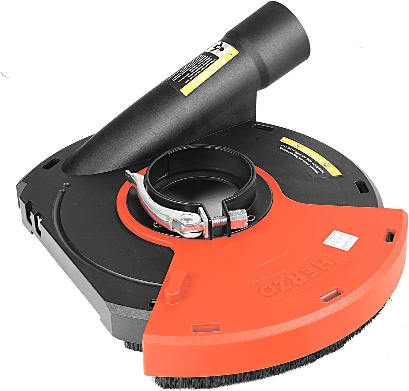Heavy-Duty 9 Inch Grinding Dust Shroud with Brush Ring for Surface Cleanliness