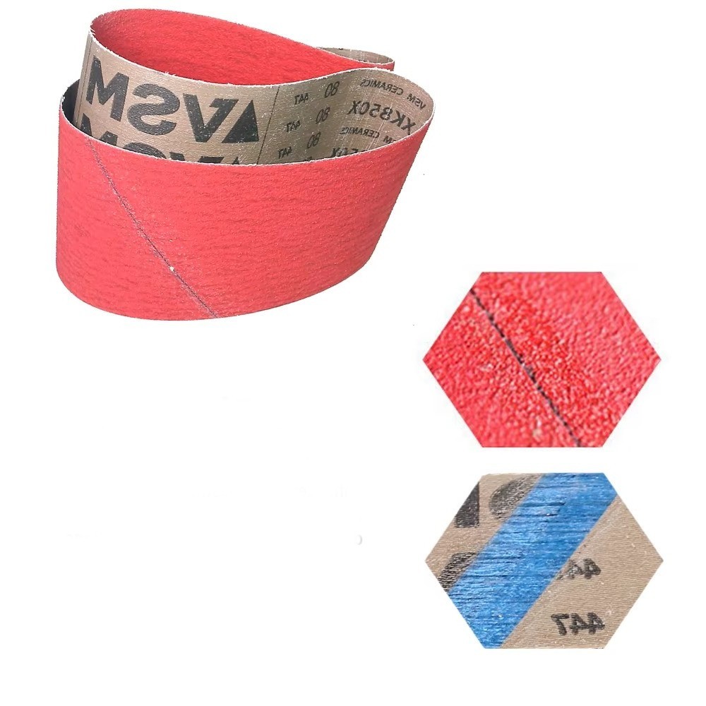 4pcs 4×36″ XK850X Ceramic Abrasive Sanding Belts 915x100mm Hard Metal Grinding