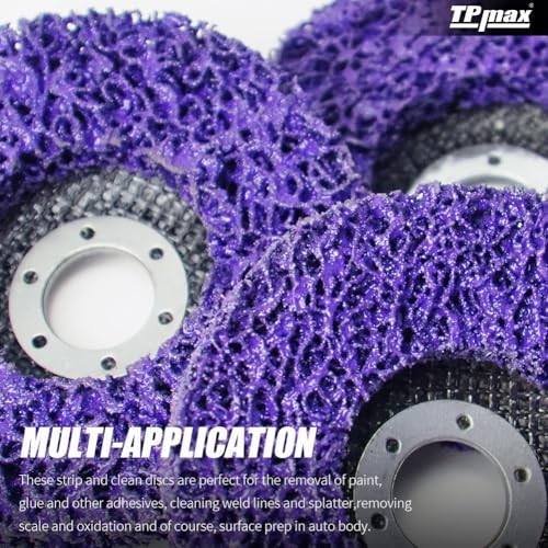 4-1/2″ x 7/8″ Strip Disc 5Pk Rust & Paint Removal for Angle Grinder