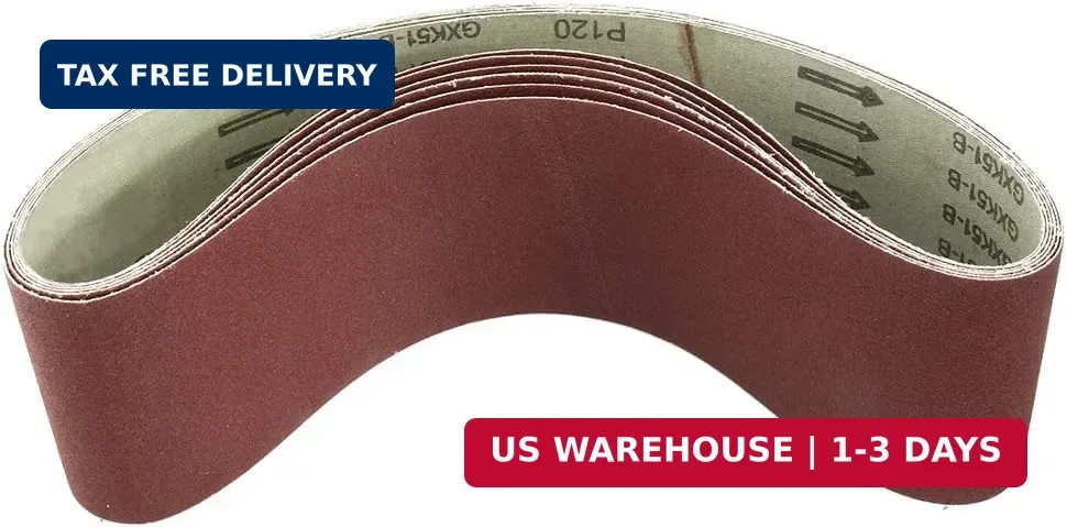 4 Inch x 36 Sanding Belts, 60/80/120/240/320 Grits, Belt Sander 4″x36″