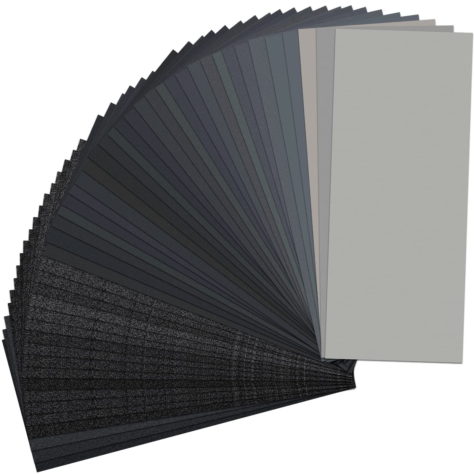 Sand Paper, 48 PCS Sandpaper, 120 to 5000 Assorted Grit Sandpaper Sheets, 9 x…