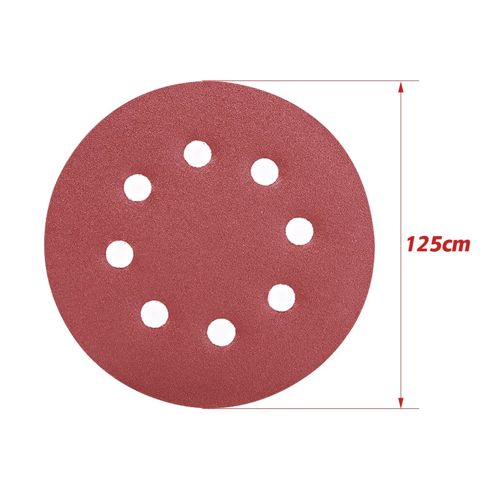 5inch Sanding Discs 40-1000 Grit Hook Loop 8-Hole Orbital Sander Paper Sandpaper