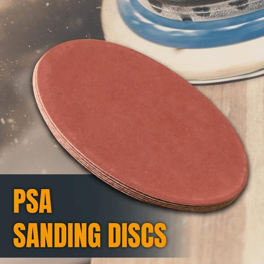 12 In. 80 Grit PSA Aluminum Oxide Sanding Disc/Self Stick (3-Pack)