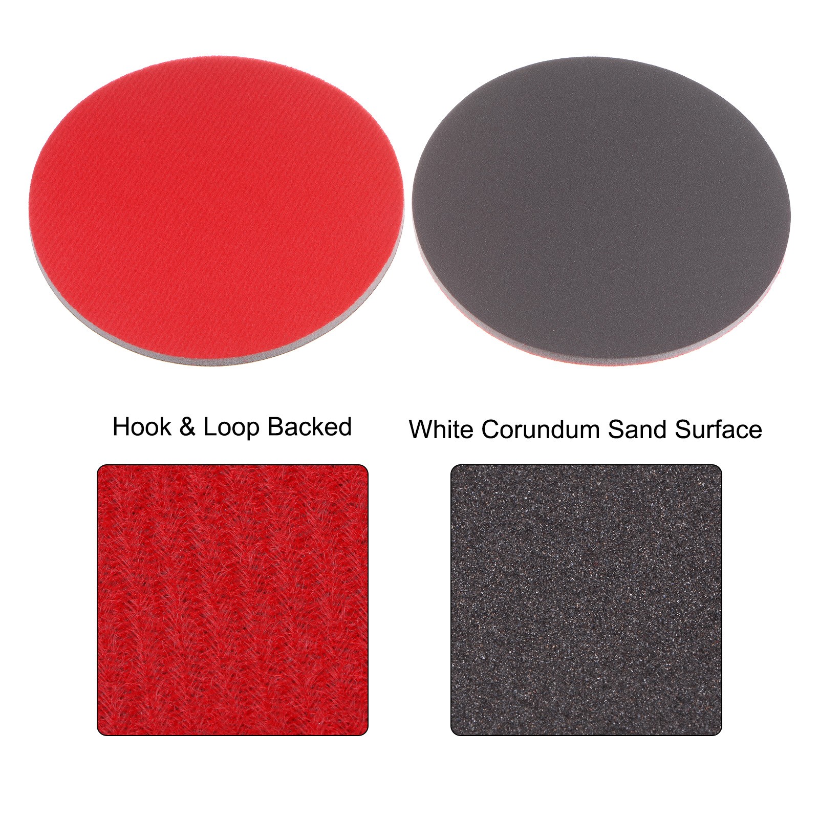 30sets 1500 Grit Sanding Sponge 5 Inch Hook and Loop Sponge Sanding Disc Wet/Dry